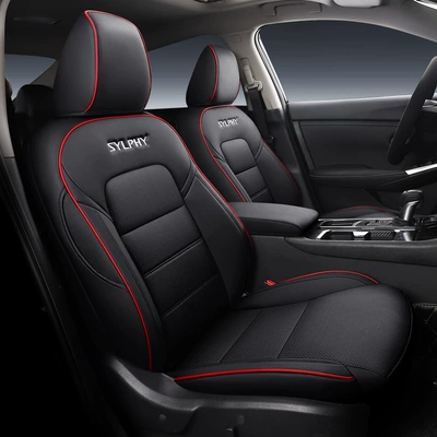 Modelə uyğun (Original) oturacaq örtükləri – seat cover all-inclusive cushion - c-black-red-standard-version-2020-2024