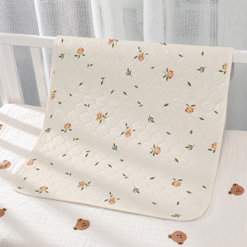 Amazon Cross-Border Small Floral Children's Diaper Pad for Adults and the Elderly Care Washable Waterproof Thickened Mattress
