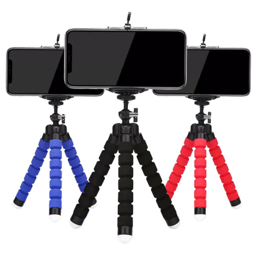 Factory direct supply Octopus tripod Live broadcast stand Desktop universal deformable mobile phone stand Sponge stand