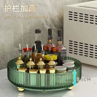厨房调料置物架桌面旋转收纳家用零食专用整理多功能防滑收纳神器