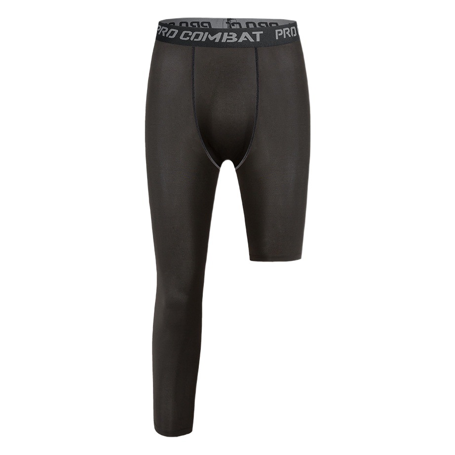 Foreign trade sports fitness pants men's running sports tight elastic quick-drying pants basketball training outdoor pants manufacturers