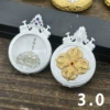 Double Deer Round 3.0 Silver Vajra Single Sided