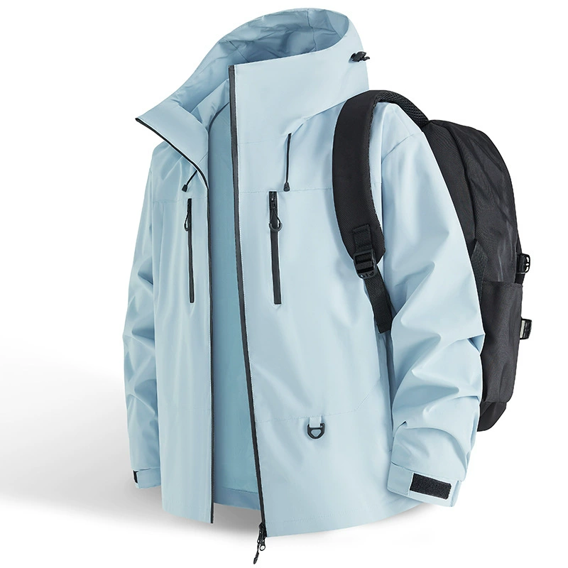 2025 популярная весенне-осенняя новая американская функциональная походная водонепроницаемая рабочая куртка мужская тонкая куртка