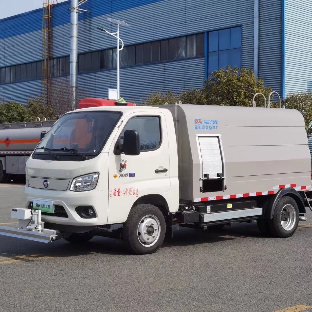 程力威牌福田时代2吨路面清洗车环卫厂家定金