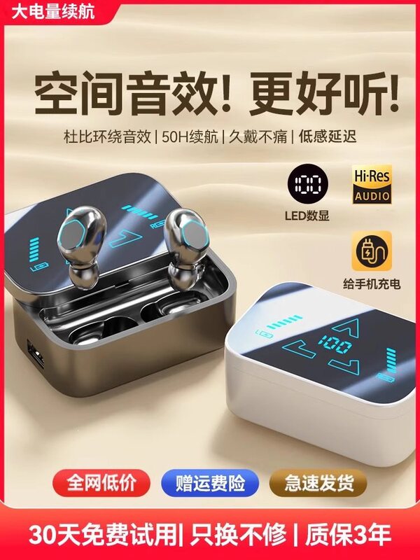 Bluetooth Earphones New Model 2026 Wireless Noise-Cancelling High-Quality Sound In-Ear Earbuds for Men High-Quality Long-Lasting Battery Life for Women Bluetooth Earphones New Model 2026 Wireless Noise-Cancelling High-Quality Sound In-Ear Earbuds for Men High-Quality Long-Lasting Battery Life for Women