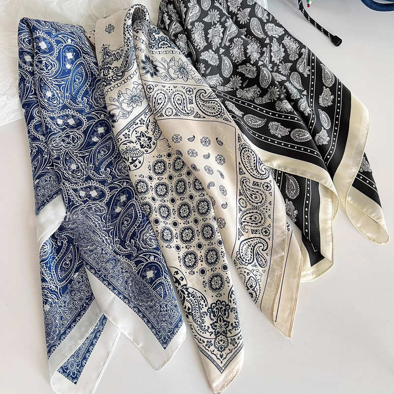 Japanese-Style Small Square Scarf Waist Accessory Layered Triangle Scarf Shirt Belt Silk Scarf Design Waist Cincher Decorative Japanese-Style Small Square Scarf Waist Accessory Layered Triangle Scarf Shirt Belt Silk Scarf Design Waist Cincher Decorative