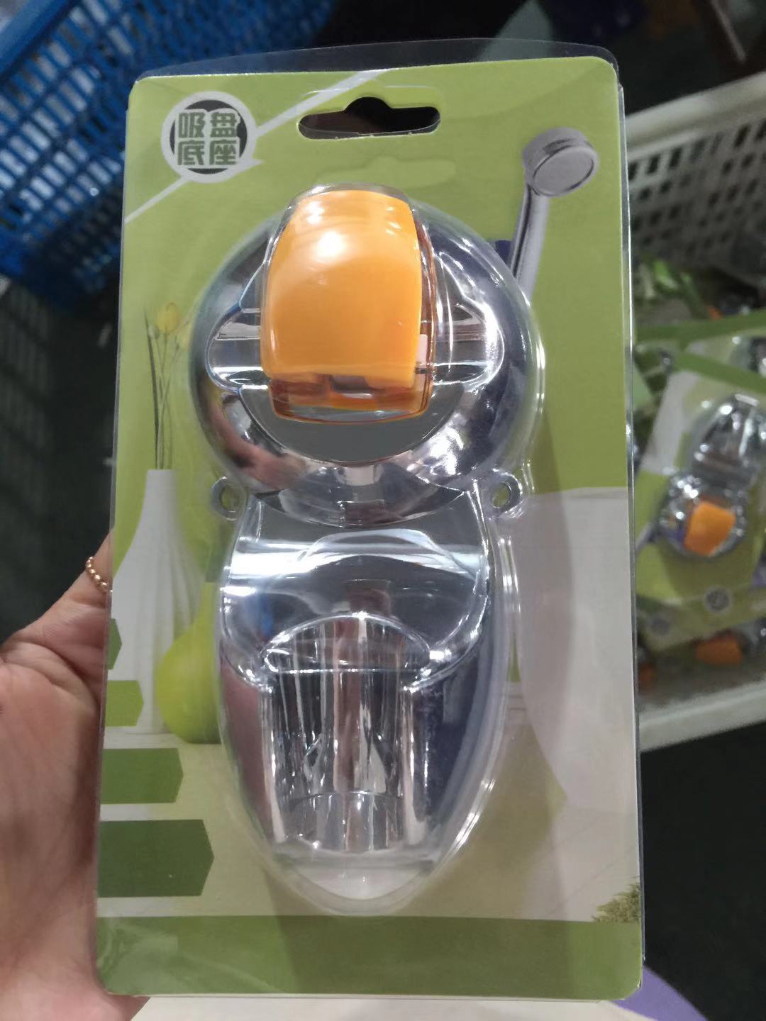 Ventosa ducha soporte Punch-libre asiento fijo baño ducha flor vino soporte portátil ducha accesorios de baño ducha