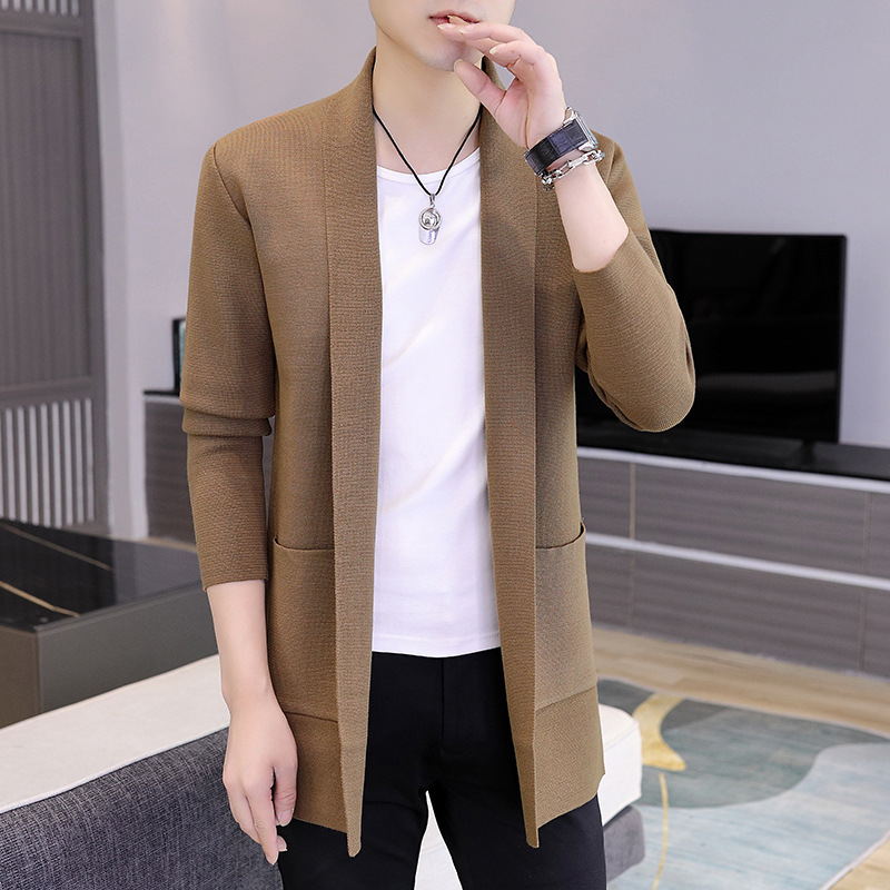 Caramel 8822 mid-length cardigan