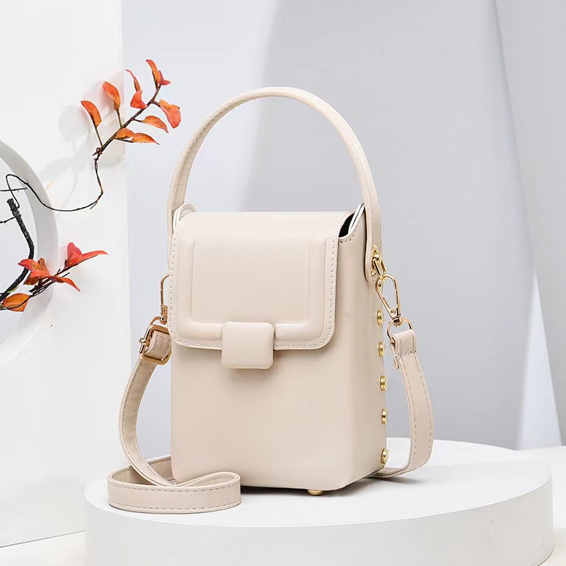 Bolso pequeño minibag con estampado de estilo coreano, bolso de hombro, bolso cruzado para transmisión en vivo, bolso para teléfono móvil, bolsos de tendencia retro