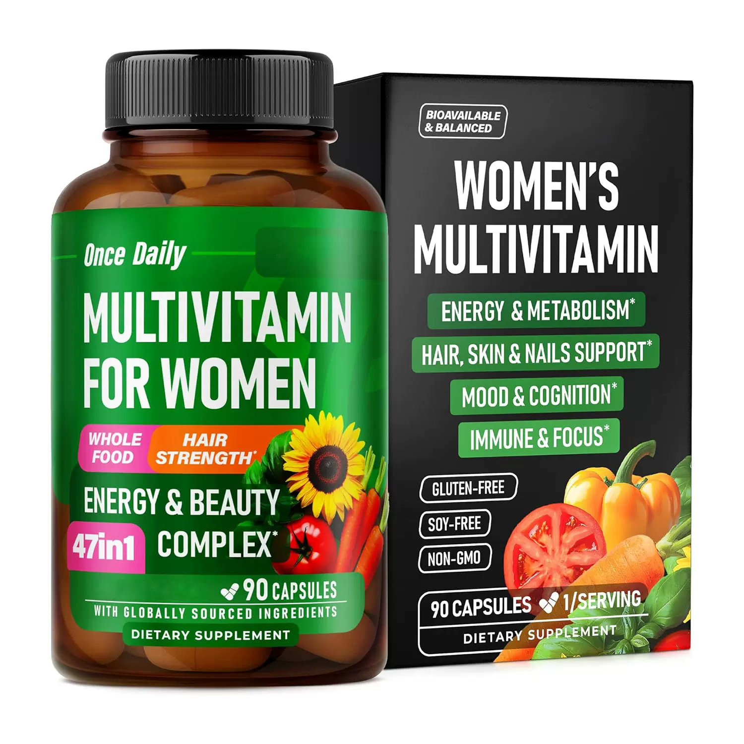 女性复合维生素women's multivitamin美区热销跨境保健品支OE持M