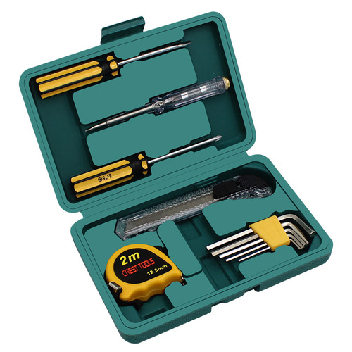 Ruide 11-piece small household hardware tool box set car points bank insurance gift wholesale