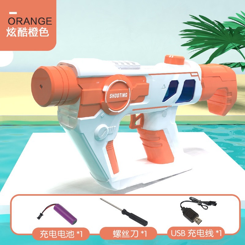 Al por mayor automático continuo pelo eléctrico pistola de agua niño pistola de agua juguete Nuevo Festival de salpicaduras de agua pistola de agua de gran capacidad para niños