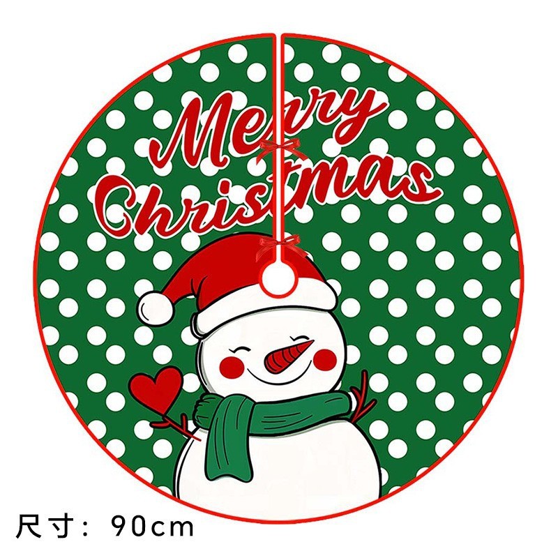 国境を越えたクリスマス装飾用品の雰囲気配置雪花箔押しベルベットの木のスカートの雰囲気配置クリスマスツリーの底|undefined