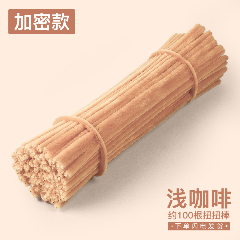 Macaron de color, raíz de pelo, cifrado, bricolaje hecho a mano, barra de torsión, venta al por mayor, juguetes para niños, paquete de material de arte