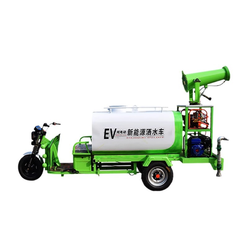 新エネルギー電動三輪スプリンクラー車多機能エンジニアリング小型移動式高圧冷却および除塵ミストガン|undefined