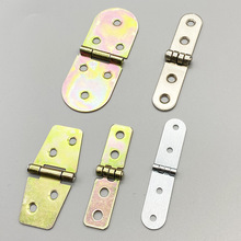 家具五金翻板圆角长条合页橱柜门木箱连接件铰链三角折页平开折叠
