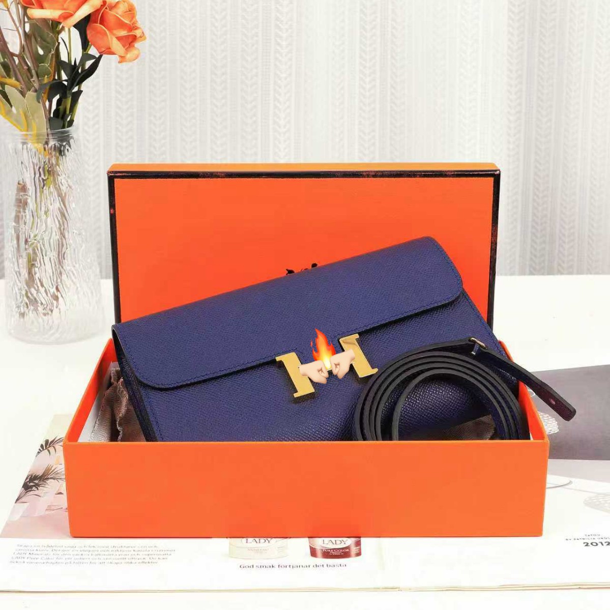 全手工蜡线康康空姐包凯莉minii女包锁扣单肩斜挎包百搭真皮手拿