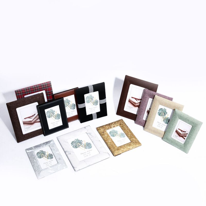 Modern Light Luxury Leather Photo Frame Table Model Room Living Room Soft Decorations Ornaments 6 Inch 7 Inch Photo Frame Wholesale Modern Light Luxury Leather Photo Frame Table Model Room Living Room Soft Decorations Ornaments 6 Inch 7 Inch Photo Frame Wholesale