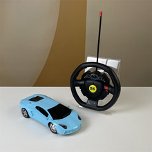 无线遥控车儿童四通遥控仿真赛车炫酷飘移超跑模型玩具礼盒批发
