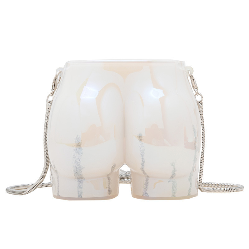 Nuevo acrílico transfronterizo bolso de cena de mujer nicho personalidad mochila de hombro, bolso de cadera de moda bolso de noche