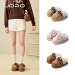 正版kitty毛绒拖鞋女式冬天家用可外穿增高加绒加厚三丽鸥棉拖鞋