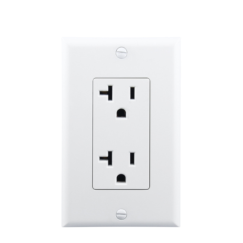 UL美国标准GFCI南北美洲规NEMA美式墙壁开关15A/20A电源插座带USB