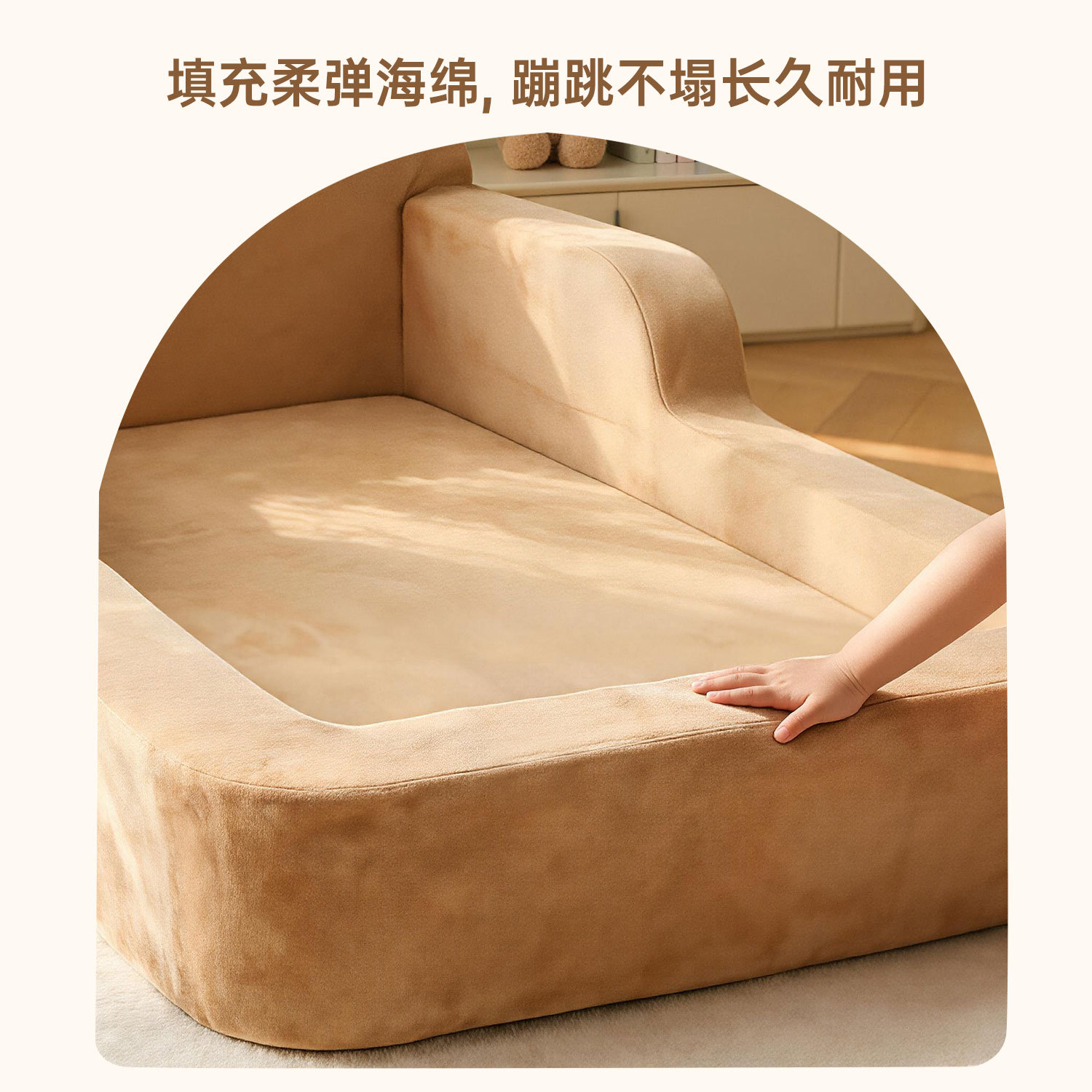 Jardín de infantes transfronterizos colchón plegable sofá cama cama de almacenamiento en una cama de doble uso cama pequeña para niños esponja de alta densidad