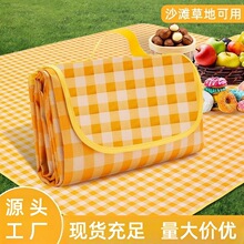 跨境野餐垫便携加厚户外防水ins风防潮垫大尺寸可折叠春游野炊垫