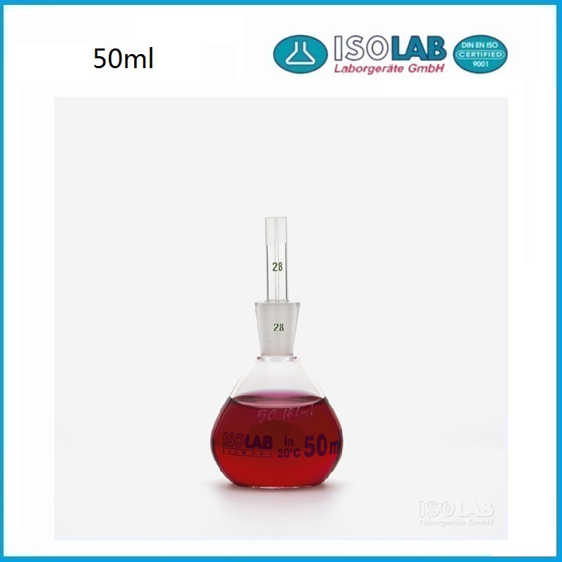 50ml经校准密度瓶 023.02.050 ISOLAB品牌
