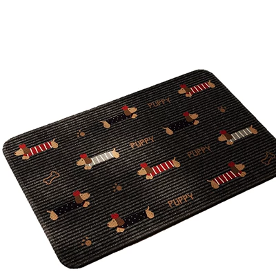 Linen Cartoon Print Rug, Avtomobil döşəmə paspasları