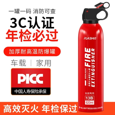 Fire Extinguisher Gift Wholesale — Vehicle fire extinguisher - shamrock-red-bottle-13b-water-based-620ml