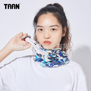 Taiang taan changeable scarf ice silk scarf summer fishing sunscreen mask ultra-thin cool sweat towel TD8110