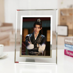 永夜星河水晶相框 含6寸照片 虞書欣丁禹兮周邊玻璃明星擺台畫框