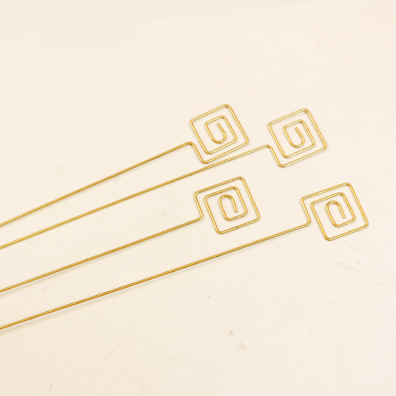 Roland material de embalaje de la flor estilo coreano Internet celebridad metal arreglo floral titular de la tarjeta tuhao chapado en oro ramo floral titular de la tarjeta