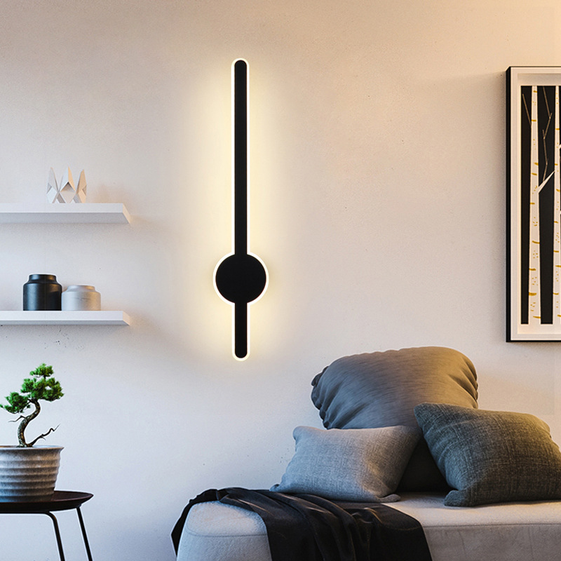 Modern minimalistisk vägglampa för sovrum och vardagsrum_voghion.com