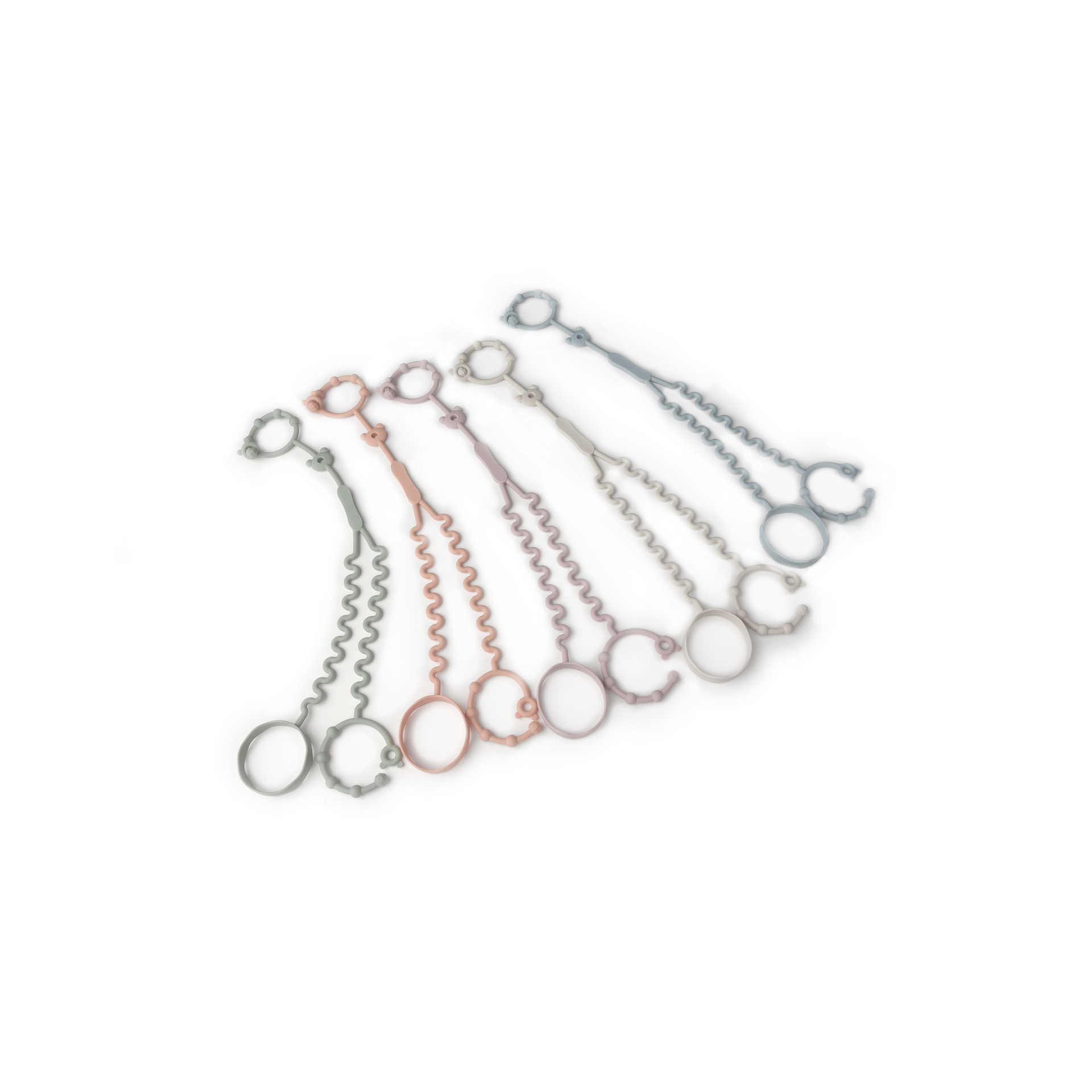 Cadena de silicona 2 en 1 para chupete y taza de bebé