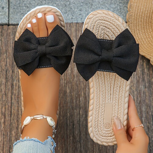 Women's Sweet Bow Slide Sandals Sizes 5-9 Comfortable