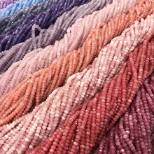 3x4mm刻面算盘珠 优化玉石切面车轮扁珠饰品隔珠 天然石现货批发