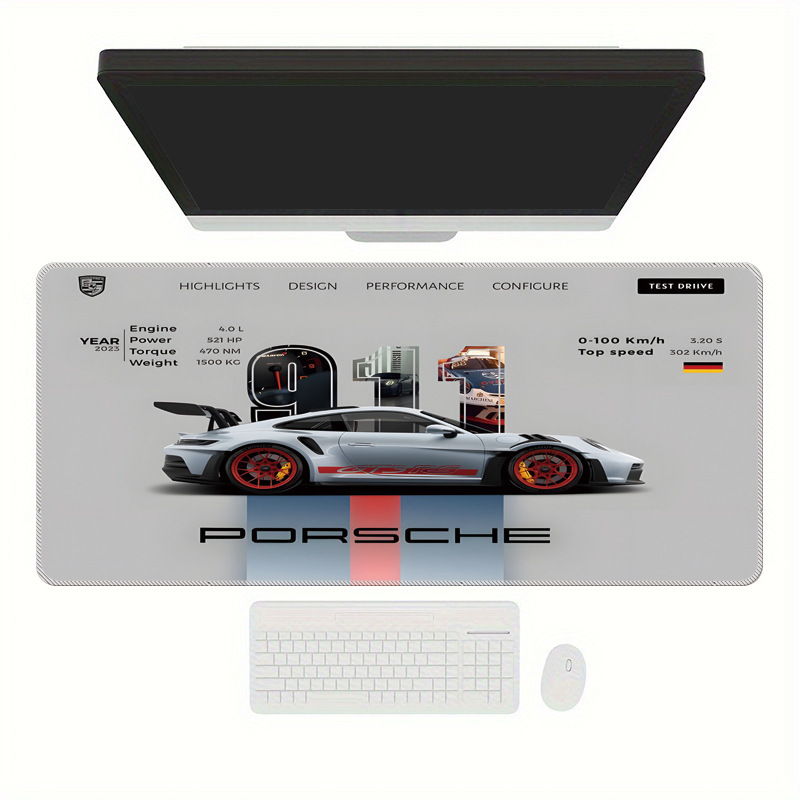 クロスボーダー特別供給スポーツカーポルシェ 7 マウスパッド大型ハイエンド厚みのある汚れにくいマウスパッド密閉エッジ|undefined