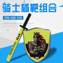 騎士の盾の標的の剣の棒の標的の子供の成人の武術の訓練の器械は棒を振って