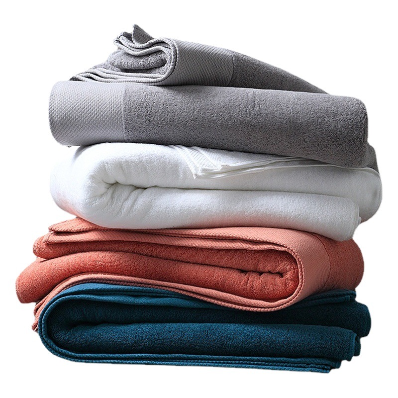 Pure Cotton Large Bath Towel 90*180, Towel 40*80, Hotel Beauty Salon Club Towel Set, Can Be Embroidered with Logo, for Home Use