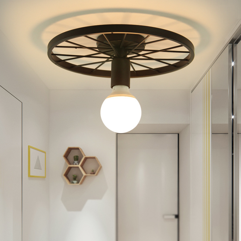 Nordic Style Lamp Aisle Industrial Hall Bedroom Creative Iron Art Aisle Retro Study Ceiling Lamp Home Lamp Nordic Style Lamp Aisle Industrial Hall Bedroom Creative Iron Art Aisle Retro Study Ceiling Lamp Home Lamp