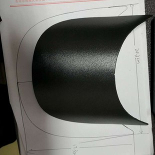 [Wholesale and retail] 20.2cm * 11cm * 2mm lengthened and widened brim bow cap plate cap core cap piece