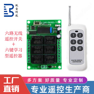 12V 4-Channel/6-Channel/8-Channel/10-Channel Wireless High-Power Remote Control Switch Led Lamp Power Supply Remote Controller