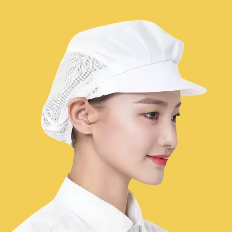 Sombrero de taller de alimentos respirable a prueba de humo de aceite sombrero de cocina sombrero de cocinera sombrero de cocinera sombrero de trabajo