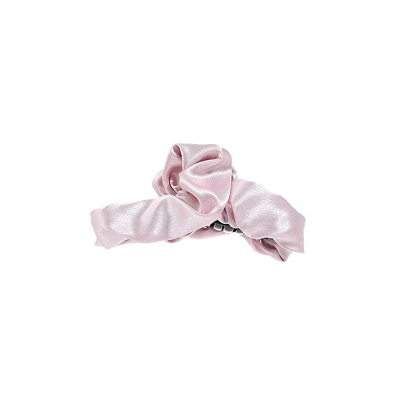 Brillo pliegue de tela clip de agarre para mujer clip de cabello nubes temperamento de alta sensibilidad clip de cabello de tiburón en la cabeza