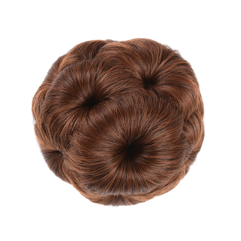 Peluca de pelo bolsa clip flor corsé nueve flor peluca bolsa mullida simulación pelo updo pelo tocado en stock venta al por mayor