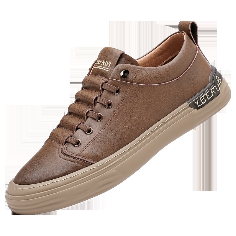 2025 primavera nuevos zapatos de cuero hombre moda casual versátil zapatos de cuero de negocios de hombre al por mayor image 2