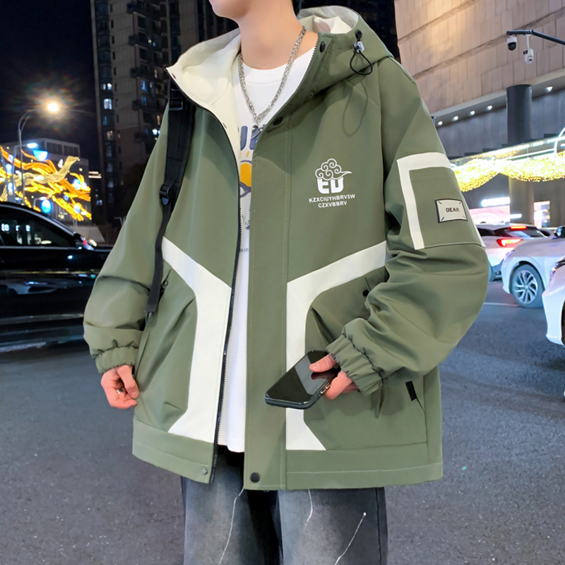 Spring and Autumn 13 Teenagers Coat 12 Years Old Boys Junior Senior high school Students 14 Handsome Jacket 15 Big Kids Men's Top Spring and Autumn 13 Teenagers Coat 12 Years Old Boys Junior Senior high school Students 14 Handsome Jacket 15 Big Kids Men's Top