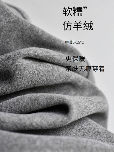 [Medium Warm Imitation Cashmere] 25 autumn and winter women's clothing, new Imitation Cashmere soft waxy high-waist straight wide-leg casual pants, children